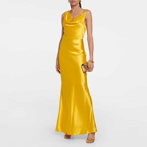 Veronica Beard Sanderson Dress in Bright Sunset - Picture 7 of 17